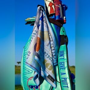 $100 bill golf towel